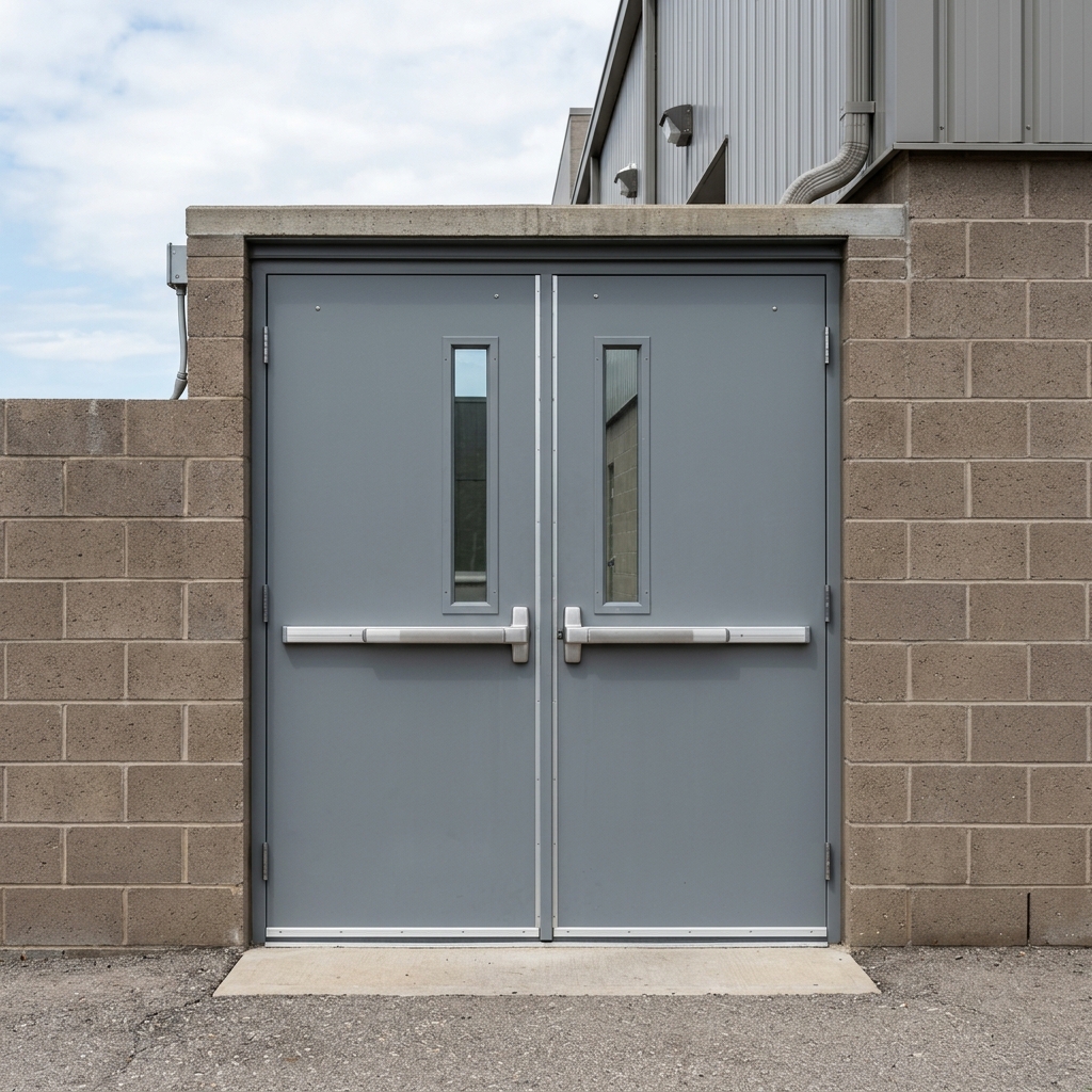 Double Metal Doors