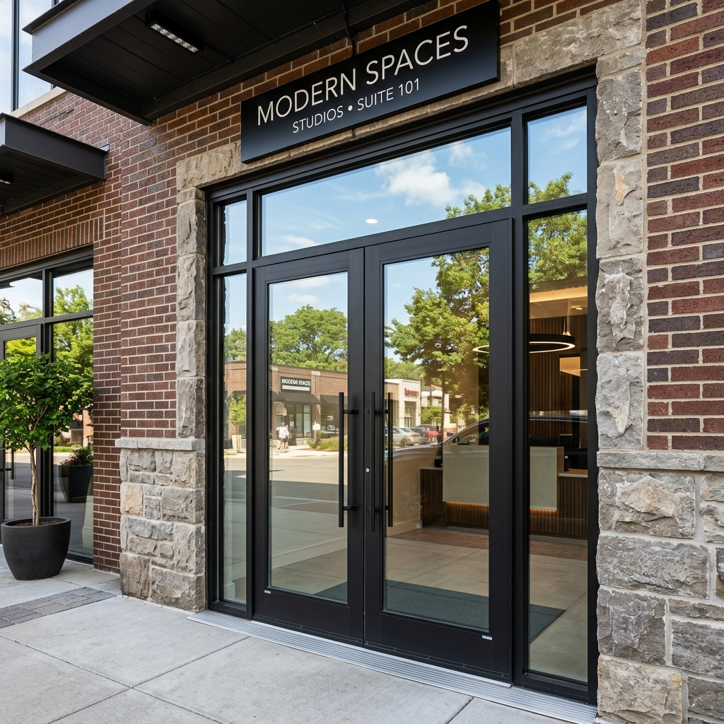 Storefront Glass Doors